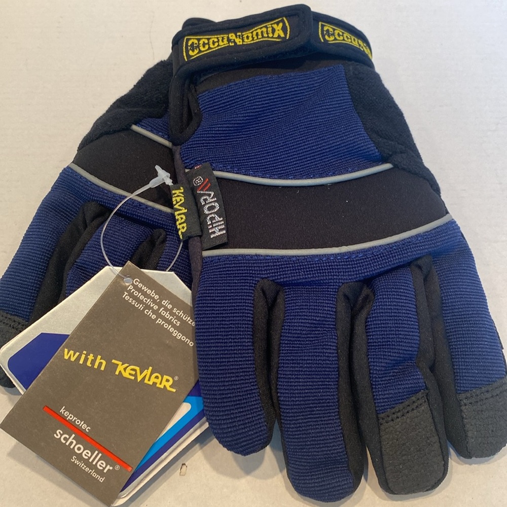 NWT Occunomix Premium Waterproof Cold Weather Gloves 484W with Kevlar